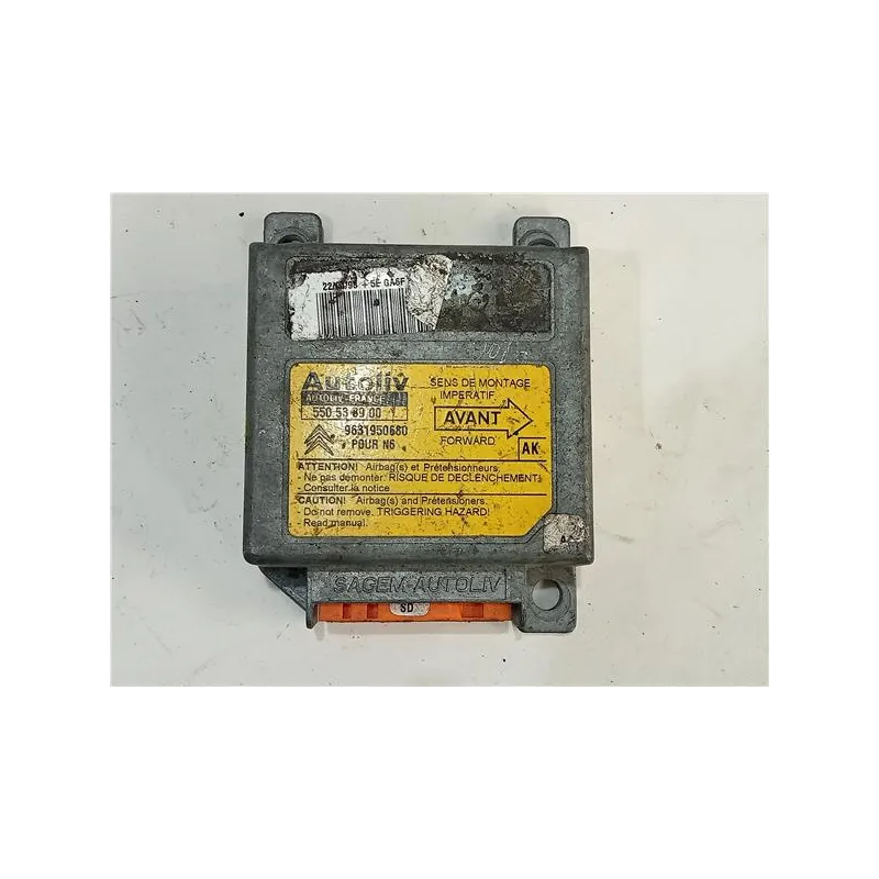 Recambio de centralita airbag para citroën xsara berlina (1997) 1.9 td referencia OEM IAM 550538900  