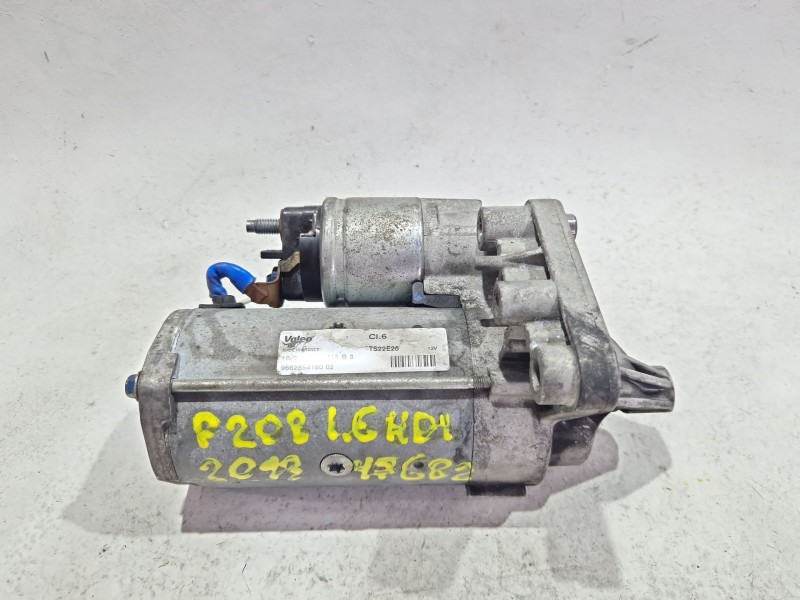 Recambio de motor arranque para peugeot 208 1.6 hdi referencia OEM IAM 966285418002  