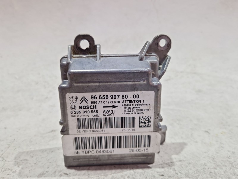 Recambio de centralita airbag para peugeot 207 (2006) 1.6 hdi referencia OEM IAM 0285010555  