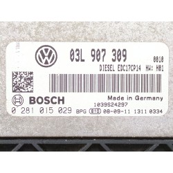 Recambio de centralita inyeccion para volkswagen golf vi (5k1) 2.0 tdi referencia OEM IAM 03L907309 0281015029  