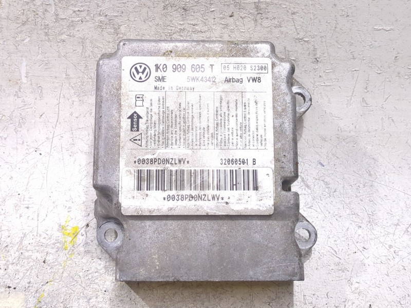 Recambio de centralita airbag para volkswagen golf v (1k1) 1.9 tdi referencia OEM IAM 1K0909605T  
