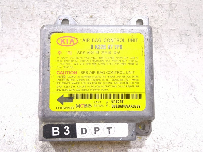 Recambio de centralita airbag para kia rio (bc)(2000) 1.4 referencia OEM IAM 0K32B677F0  