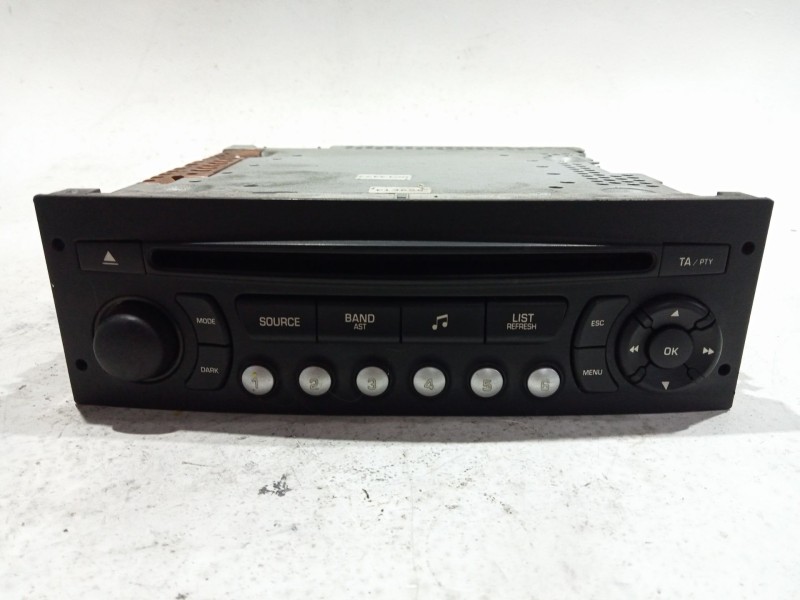 Recambio de sistema audio / radio cd para peugeot 207 (2006) 1.6 hdi referencia OEM IAM 96643697XT  
