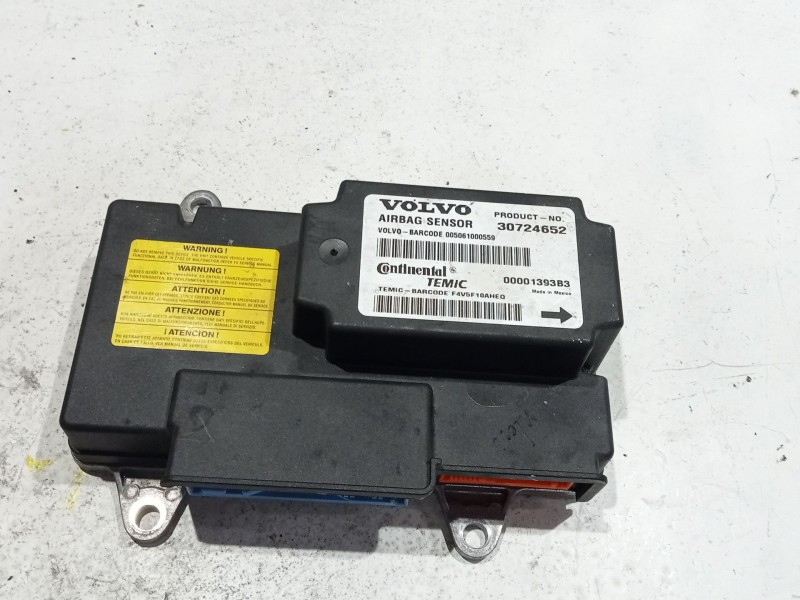 Recambio de centralita airbag para volvo v40 familiar (1995) 2.0 t referencia OEM IAM 30724652  