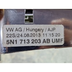 Recambio de guarnecidos palanca cambio para volkswagen tiguan (5n_) 2.0 tdi 4motion referencia OEM IAM 5N1713203 4400001226N  