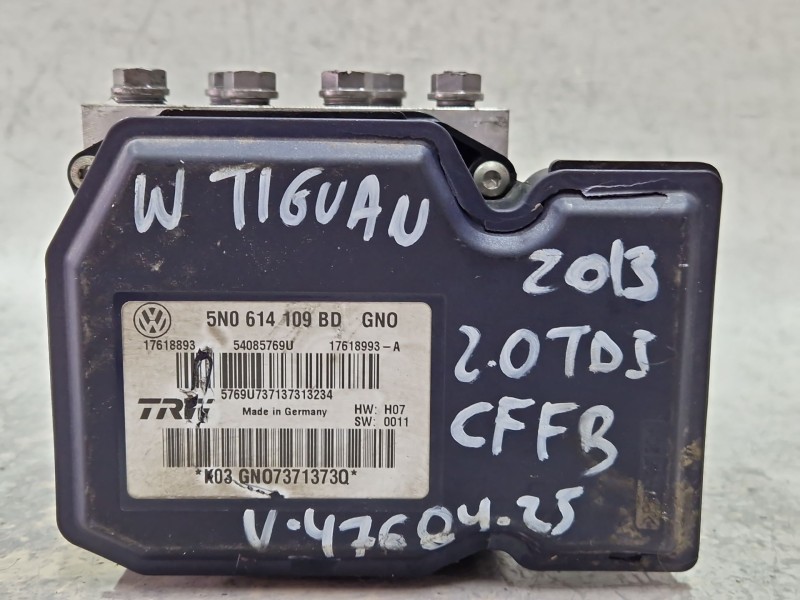 Recambio de nucleo abs para volkswagen tiguan (5n_) 2.0 tdi 4motion referencia OEM IAM 5N0614109BD 17618893 14176990211 63209366