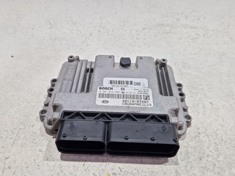 Recambio de centralita inyeccion para kia carens iii monospace (un) 2.0 crdi 115 referencia OEM IAM 0281014568  