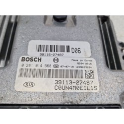 Recambio de centralita inyeccion para kia carens iii monospace (un) 2.0 crdi 115 referencia OEM IAM 0281014568  