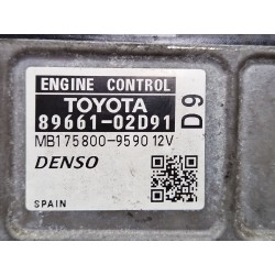 Recambio de centralita inyeccion para toyota auris (_e15_) 2.0 d-4d (ade150_) referencia OEM IAM 8966102D91 MB1758009590  