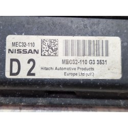 Recambio de centralita inyeccion para nissan micra iii (k12) 1.2 16v referencia OEM IAM MEC32110G33531  