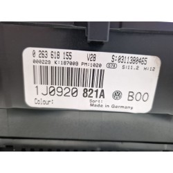 Recambio de cuadro instrumentos para volkswagen golf iv berlina (1j1)(1997) 1.6 referencia OEM IAM 1J0920821A  
