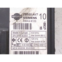 Recambio de modulo electronico para nissan primera hatchback (p12) 2.2 dci referencia OEM IAM 28550AV7 5WK48812  