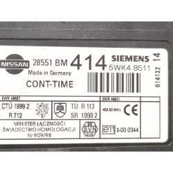 Recambio de modulo electronico para nissan almera (n16/e)(01.2000) 2.2 dci referencia OEM IAM 28551BM414  
