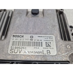 Recambio de centralita inyeccion para suzuki sx4 (ey, gy) 1.9 ddis 4x4 (rw 419d) referencia OEM IAM 0281012992  