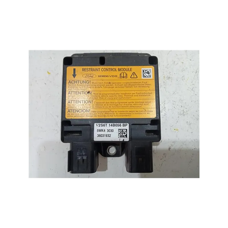 Recambio de centralita airbag para ford fiesta (cbk)(2002) referencia OEM IAM 2S6T14B056BP  