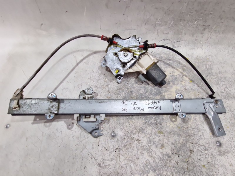 Recambio de mecanismo elevalunas delantero derecho para nissan micra iii (k12) 1.2 16v referencia OEM IAM 0130822203  