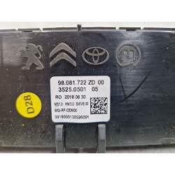 Recambio de mando climatizador para citroën jumpy iii furgoneta (v_) 1.6 bluehdi 95 referencia OEM IAM 98081722ZD00  