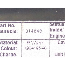 Recambio de cenicero para opel insignia a (g09) 2.0 cdti (68) referencia OEM IAM 1014648  