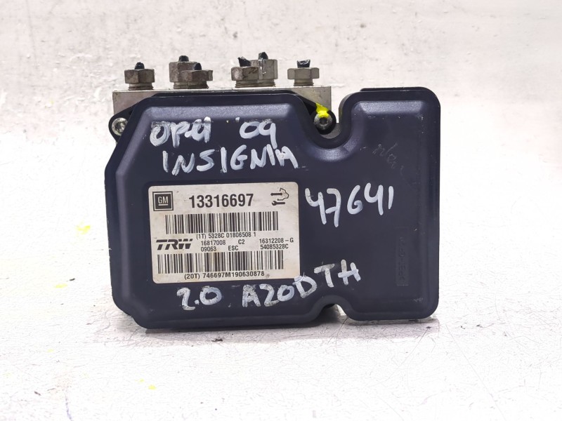 Recambio de nucleo abs para opel insignia a (g09) 2.0 cdti (68) referencia OEM IAM 13316697  