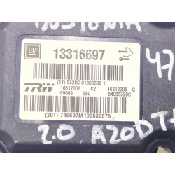 Recambio de nucleo abs para opel insignia a (g09) 2.0 cdti (68) referencia OEM IAM 13316697  