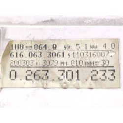 Recambio de cuadro completo para volkswagen golf iii (1h1) 1.9 tdi syncro (1hx1) referencia OEM IAM 1H0919864Q 0263301233  