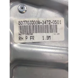 Recambio de mecanismo elevalunas delantero derecho para nissan qashqai 1.6 acenta 4x2 referencia OEM IAM 80770JD00A 34720501  