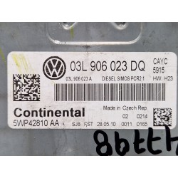 Recambio de centralita inyeccion para volkswagen golf vi (5k1) 1.6 tdi referencia OEM IAM 03L906023DQ  