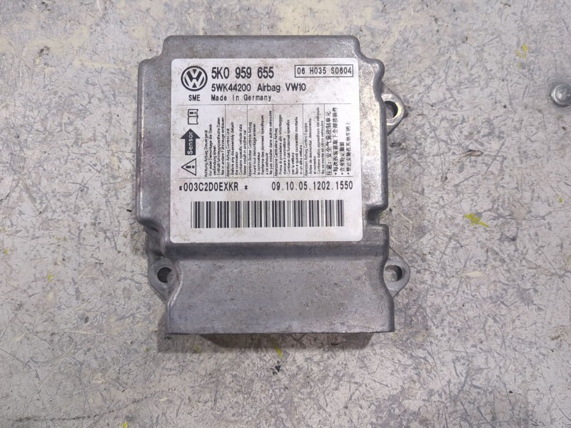 Recambio de centralita airbag para volkswagen golf vi (5k1) 1.6 tdi referencia OEM IAM 5K0959655  