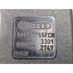 Recambio de enganche cinturon para volkswagen polo iii (6n1) 64 1.9 sdi referencia OEM IAM 6E0857755FCM  