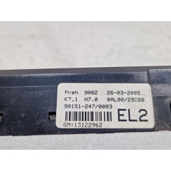 Recambio de mando climatizador para opel astra h (a04) 1.9 cdti (l48) referencia OEM IAM 13122962  
