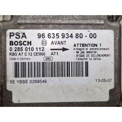 Recambio de centralita airbag para peugeot 207 confort hdi referencia OEM IAM 966359348000  