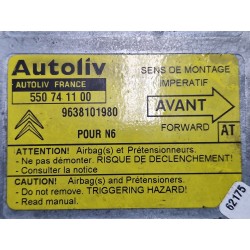 Recambio de centralita airbag para citroën xsara (n1) 2.0 hdi 90 referencia OEM IAM 550741100 9638101980  