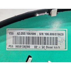 Recambio de cuadro completo para peugeot 407 hdi 135 referencia OEM IAM 9658138280  