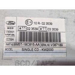 Recambio de sistema audio / radio cd para ford focus ii (da_) 1.8 tdci referencia OEM IAM 8M5T18C815AA  
