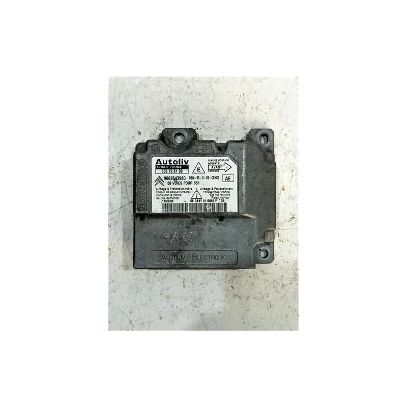 Recambio de centralita airbag para citroën c4 berlina (06.2004) 2.0 16v referencia OEM IAM 603726100  