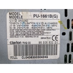 Recambio de sistema audio / radio cd para peugeot 607 (9d, 9u) 3.0 v6 24v referencia OEM IAM 96506632GV  