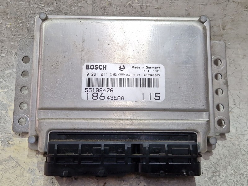 Recambio de centralita inyeccion para fiat multipla (186)(1999) 1.9 jtd 115 referencia OEM IAM 0281011505  
