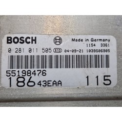 Recambio de centralita inyeccion para fiat multipla (186)(1999) 1.9 jtd 115 referencia OEM IAM 0281011505  