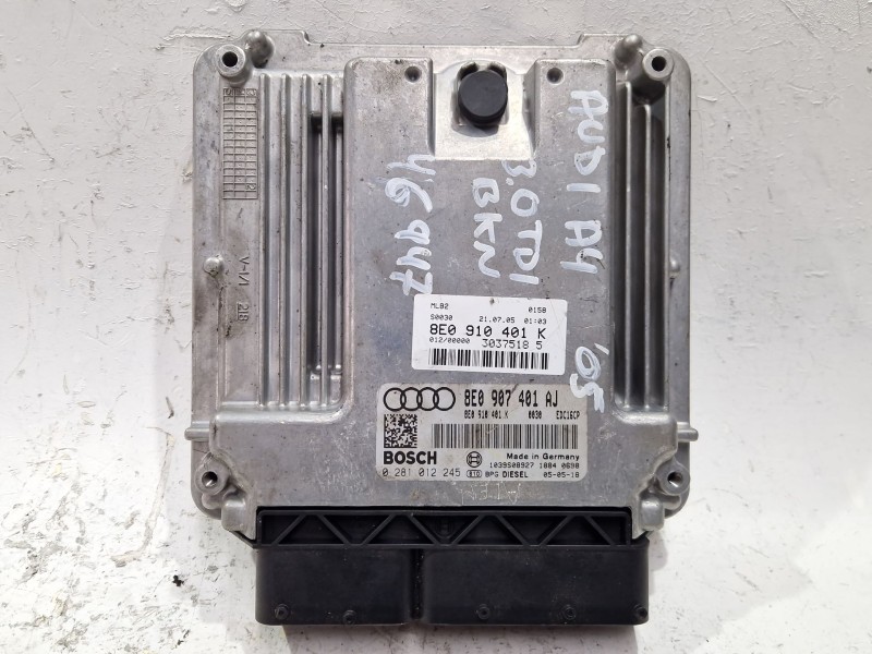 Recambio de centralita inyeccion para audi a4 b7 avant (8ed) 3.0 tdi quattro referencia OEM IAM 8E0910401K  
