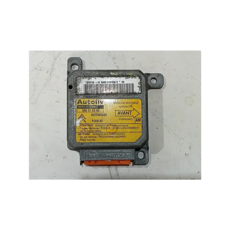 Recambio de centralita airbag para citroën xantia berlina (1998) 2.0 hdi 90 referencia OEM IAM 9622585880  