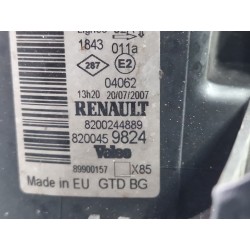 Recambio de faro delantero izquierdo para renault clio iii 1.5 dci referencia OEM IAM 8200244889  
