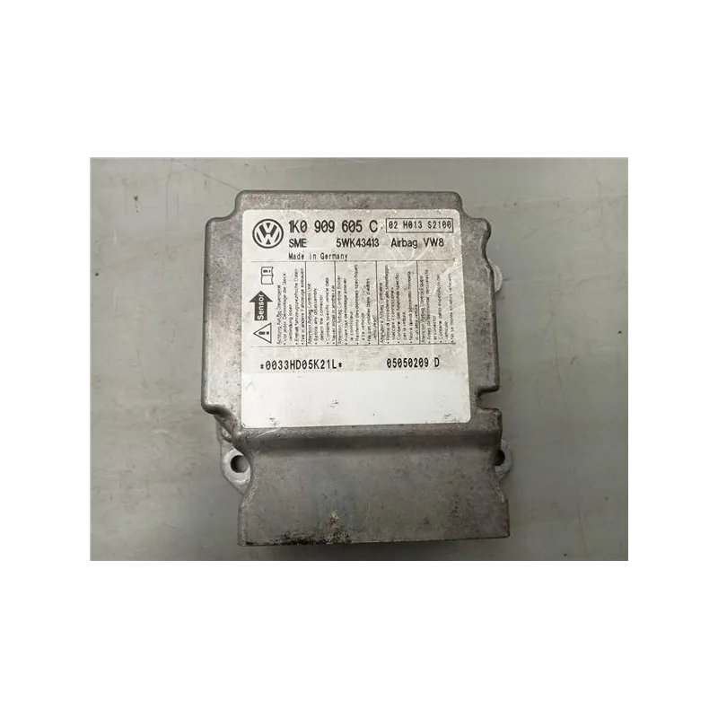 Recambio de centralita airbag para volkswagen golf v (1k1)(2003) 2.0 tdi 16v referencia OEM IAM 1K0909605C  