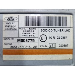 Recambio de sistema audio / radio cd para ford ka (rb_) 1.3 i rocam referencia OEM IAM 3S5118C815AB  