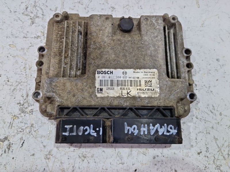 Recambio de centralita inyeccion para opel astra h (a04) 1.7 cdti (l48) referencia OEM IAM 0281011380  