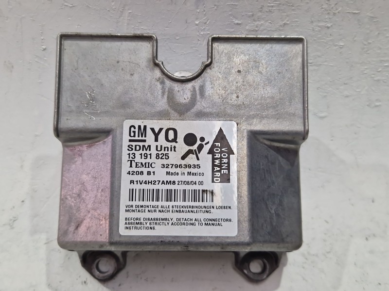 Recambio de centralita airbag para opel astra h berlina (2004) 1.7 cdti referencia OEM IAM 13191825  