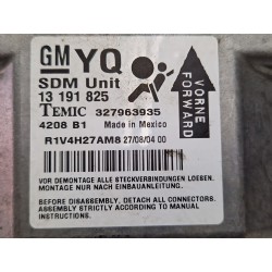 Recambio de centralita airbag para opel astra h berlina (2004) 1.7 cdti referencia OEM IAM 13191825  