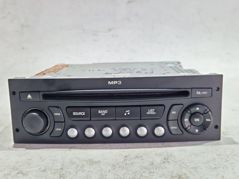Recambio de sistema audio / radio cd para peugeot 207 (2006) 1.6 hdi referencia OEM IAM 96660454XT01  
