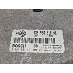 Recambio de centralita inyeccion para audi a4 b6 (8e2) 1.9 tdi referencia OEM IAM 038906018  
