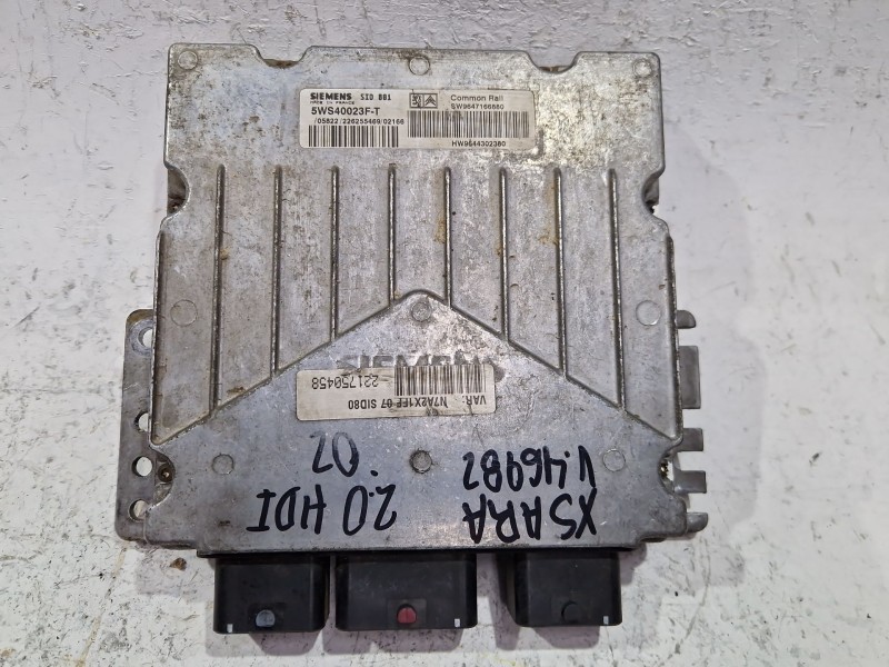 Recambio de centralita inyeccion para citroën xsara (n1) 2.0 hdi 90 referencia OEM IAM 9647166880  