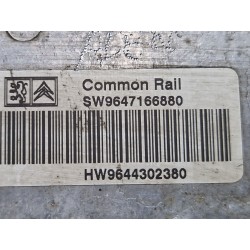 Recambio de centralita inyeccion para citroën xsara (n1) 2.0 hdi 90 referencia OEM IAM 9647166880  